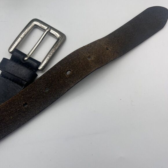 Xhilaration Vintage Genuine Leather Y2K Mirrored Belt 42“ - Picture 3 of 8